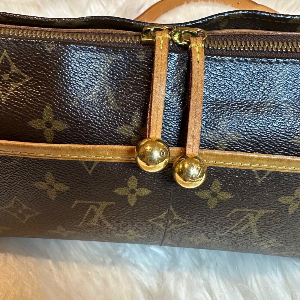 Louis Vuitton Monogram Canvas Crossbody Bag in Brown and Tan - Picture 10 of 16